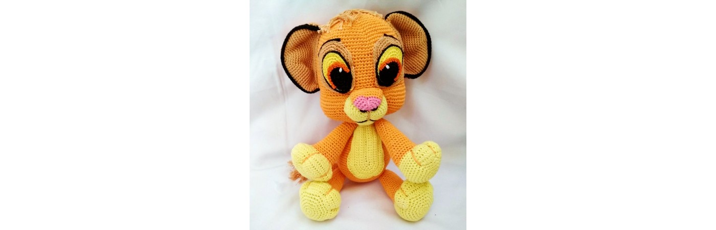  Amigurumi Soft Toy- Handmade Crochet- Simba